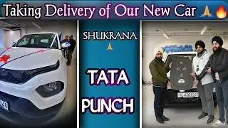 Taking Delivery of Our New Car 🔥🙏🧿 // TATA PUNCH // RHINO 🦏   #tata #punchdelivery #rhino #adventure