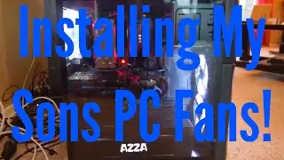 Which Way do PC Fans Go? Installing My Son's New LED Fans