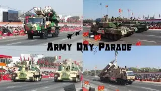 All Weapons of the Indian Army on Army Day Parade Jaipur 🪖⚔️🇮🇳