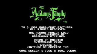 The Addams Family [NES Walkthrough 4K 60FPS]