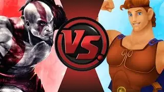 KRATOS vs DISNEY HERCULES! Cartoon Fight Club Episode 91