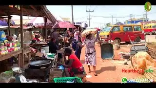 vitual tour of  Santana Market | Walk inside  Benin city