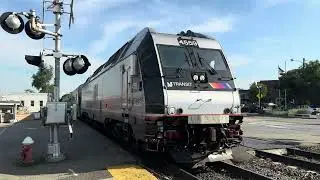 [4K/HDR]: NJ Transit trains 1178 & 1357 at Rutherford with ALP-45As (5/20/24)