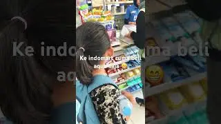 Ke ind****t cuma beli aqua saja 😁 sabar yaa nak