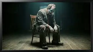 The Sitting Clown | 4K Ambient Living Portrait | Cinematic Stillness