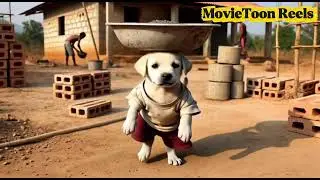 Poor Puppy Fell from a Bike 😢 | Emotional Friendship Dog Story #DogFriendship #EmotionalPuppy #reels