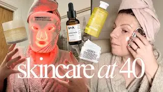 My 40+ Evening Skincare Routine | Red Light Therapy & Microcurrent Devices