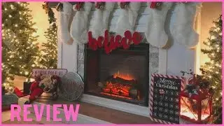 PuraFlame Western &ndash; Elegant Wall‑Mounted Electric Fireplace for Cozy Living Room Ambience