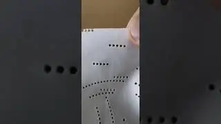 100W CO2 laser drilling of sportswear