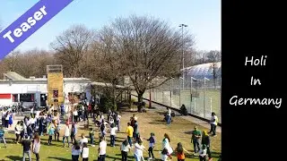 VLOG#033 | Holi In Germany vlog | Color festival | Teaser |  Berlin, Bavaria, Munich | Germany |