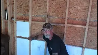 Off Grid Cabin Build part 14 - Window trim, and starting insulation