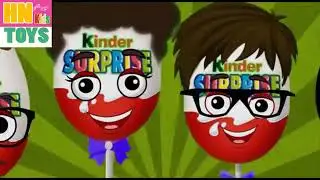 Kinder Surpries lollipop finger family