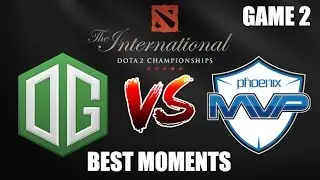 The International 2016 - OG vs MVP Phoenix - GAME 2 русские комментаторы