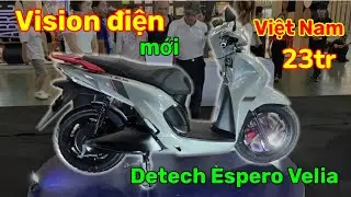Xe m&aacute;y điện Espero Velia - Honda Vision hay Honda SH bản điện của Việt Nam