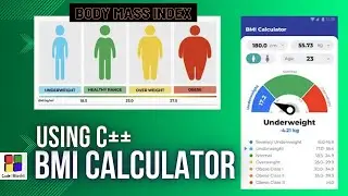 BMI (Body mass index) Calculator in C++ using codeblocks | C++ simple project for beginners.