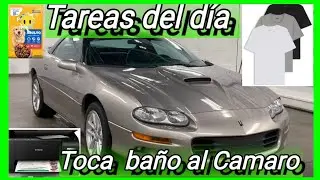 Cumpliendo las tareas del d&iacute;a ,Le toca ba&ntilde;o al Camaro 4tha 