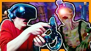 GHOST TOWN MINE RIDE & SHOOTIN' GALLERY - But I Get Too Scared - VR HORROR GAME (Mixed Reality)
