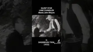Lane Chandler and John Wayne in SAGEBRUSH TRAIL (1933)! #classicmovies #foryou