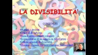 Criteri di divisibilità (parte 1)