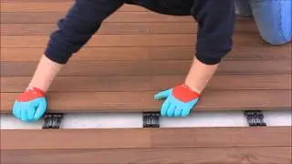 LISTONE GIORDANO OUTDOOR Befestigung und Austausch von Terrassendielen ​Listone Giordano Clip JuAn D