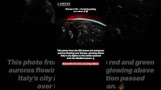 Earth&rsquo;s Atmosphere Glowing From Space 🤯🌍