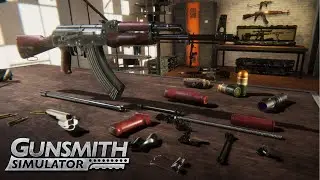 Покажу вам новый симулятор по тематике Gunsmith Simulator, мне она очень зашла.