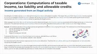 Income Generated from an Illegal Activity [CPA Prep]