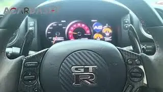 Experience the Future of Driving! ACARDASH Digital Cluster Customer Driving Demo on Nissan GTR R35