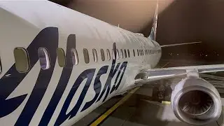Incredible!! Alaska airlines(ANC)-(PDX)first class 737-900ER!