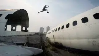 GoPro: Freerunning Bangkok's Airplane Graveyard with Jason Paul