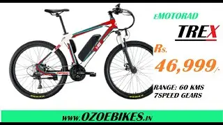 TREX BY ELECTRO MOTORAD MTB ELECTRIC BICYCLE WITH 7SPEED SHIMANO GEARS UNDER LOW PRICE ON OZOEBIKES