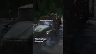Урал-432010 вытягивает ЗИЛ-130