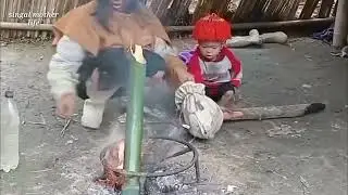 Crazy single mother and poor boy find something to eat 10 #singlemom #poorlife #usa #viral