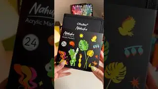 Unboxing the New Ohuhu Nahuku Acrylic Markers! Review down below #ohuhu #ohuhumarkers #unboxing