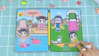 Quiet Time Fun with Toca Life World | Interactive Quiet Book for Kids