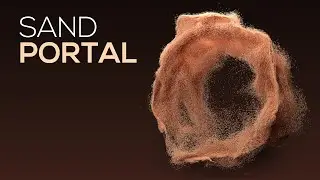 tyFlow Sand Portal 3D Simulation in 3Ds Max by #RedefineFX