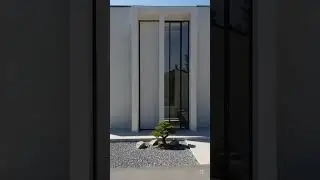 Minimalist Zen Home | White Concrete | InsideOutDesign