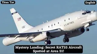 Mystery Landing: Secret RAT55 Aircraft Spotted at Area 51!