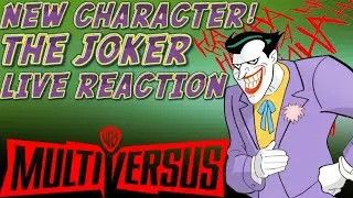 THE JOKER Joins Multiversus! NEW CHARACTER REVEAL! LIVE Reaction - MultiVersus