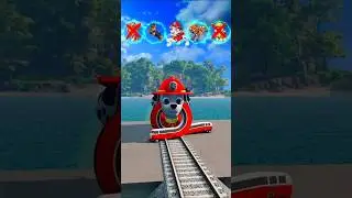 Evil Paw Patrol Trains vs McQueen Cars &ndash; Big vs Small Battle | Funny Animation Showdown