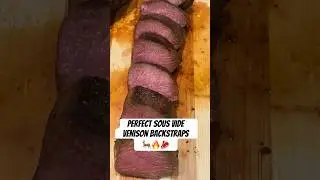 How I Made Sous Vide Venison Backstraps! #deer #venison #steaks #health #protein #sousvide
