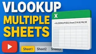 Vlookup in excel Multi Sheet Result Match 