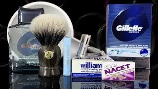 💈 Бритье: Frank Shaving, Gillette TECH 1965, Pereira Shavery, Nacet, Feather Artist DX