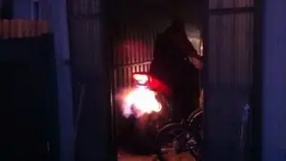 Motorcycle Backfire using kill switch on CBR600F2