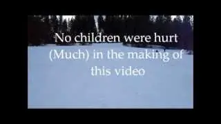 Scout Sledding... & Crashing