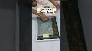 new model sarees / party wear saree everyone will like such a beautiful saree design #shorts #sar...