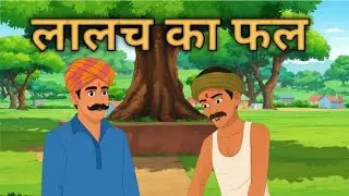 🌾 लालच का फल | lalch ka fal | Kisan Ki Kahani | Hindi kahaniya | HappyBee stories 