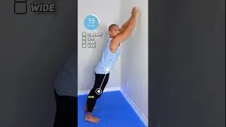 One Minute Beginner Core Wall Plank Challenge