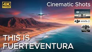 This is Fuerteventura - Cinematic shots from 3 different drones. Filmed in 4K