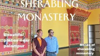 sherabling monastery (places around palampur,himachal Pradesh)